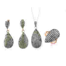 2015 Vente en gros de bijoux à la mode en argent sterling Set S3234